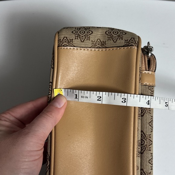 Vintage Liz & Co Baguette Brown Shoulder Bag Purse Small Retro 90s y2k - Picture 14 of 16